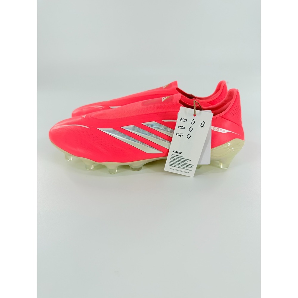 Adidas Copa Pure IV Elite Laceless FG Solar Turbo Men KI0607 Pink Size 7